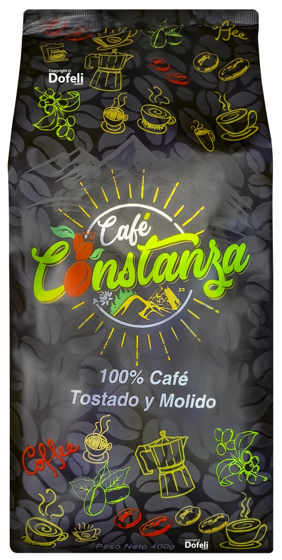 Dominican Arabica coffee from Constanza, ground and produced at the highest altitude of the Caribbean.